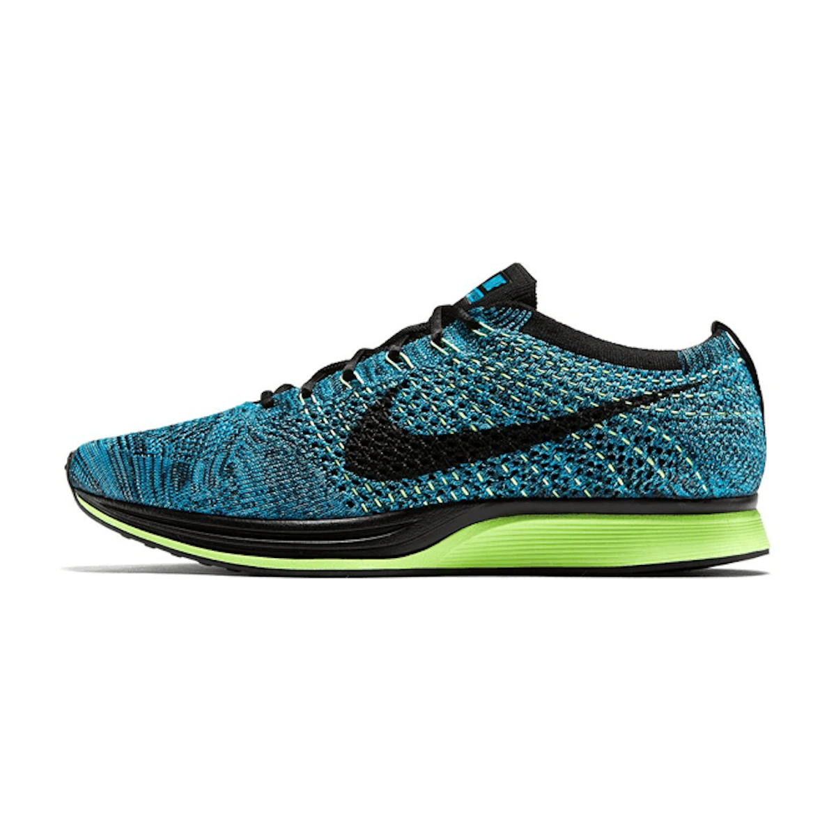 Buy Nike Flyknit Racer 'Blue Lagoon' 526628-401 - Novelship