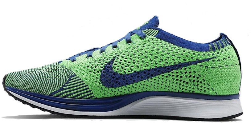 Nike Flyknit Racer 'Azul Valiente Verde Veneno' 526628-403 Order Nike Flyknit Racer 'Azul Valiente Verde Veneno' 526628-403