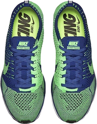 Nike Flyknit Racer 'Azul Valiente Verde Veneno' 526628-403 Lookbook Nike Flyknit Racer 'Azul Valiente Verde Veneno' 526628-403