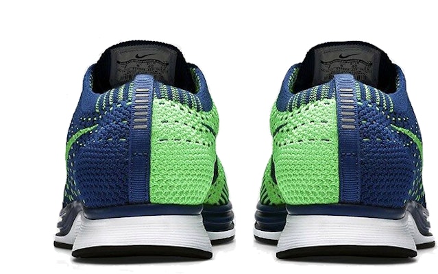 Nike Flyknit Racer 'Azul Valiente Verde Veneno' 526628-403 Shop Nike Flyknit Racer 'Azul Valiente Verde Veneno' 526628-403