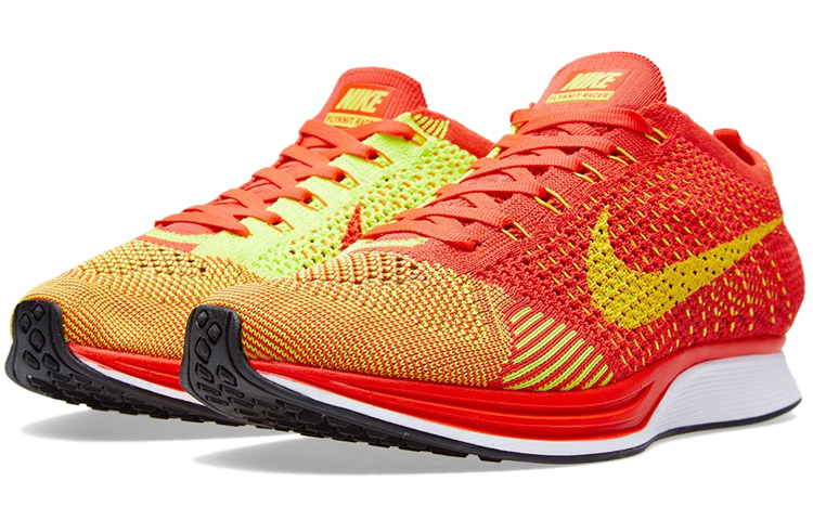 Order 耐吉Flyknit Racer 低帮跑步鞋 男女同款 番茄炒蛋