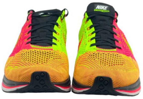 Nike Flyknit Racer 'Hyper Punch' 526628-603 Shop Nike Flyknit Racer 'Hyper Punch' 526628-603