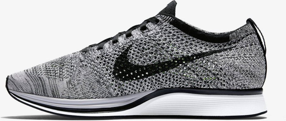 Nike flyknit racer clearance oreo 1