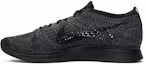 Lookbook Nike Flyknit Racer 'Triple Black' Lelaki Perempuan Kasut Hitam Original 526628-009