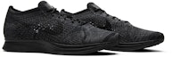 Cheap Nike Flyknit Racer 'Triple Black' Lelaki Perempuan Kasut Hitam Original 526628-009
