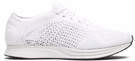 Nike Flyknit Racer 'Triple White' 526628-100 Nike Flyknit Racer 'Triple White' 526628-100