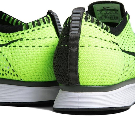 Nike Flyknit Racer 'Volt' Lelaki Wanita Sneakers 526628-721 Details for Nike Flyknit Racer 'Volt' Lelaki Wanita Sneakers 526628-721