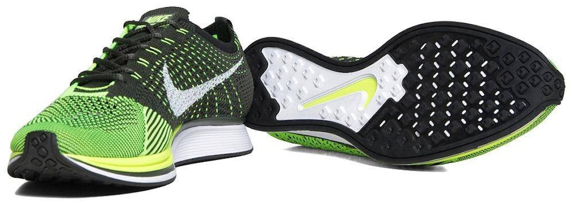 Nike Flyknit Racer 'Volt' Lelaki Wanita Sneakers 526628-721 Sizing Nike Flyknit Racer 'Volt' Lelaki Wanita Sneakers 526628-721
