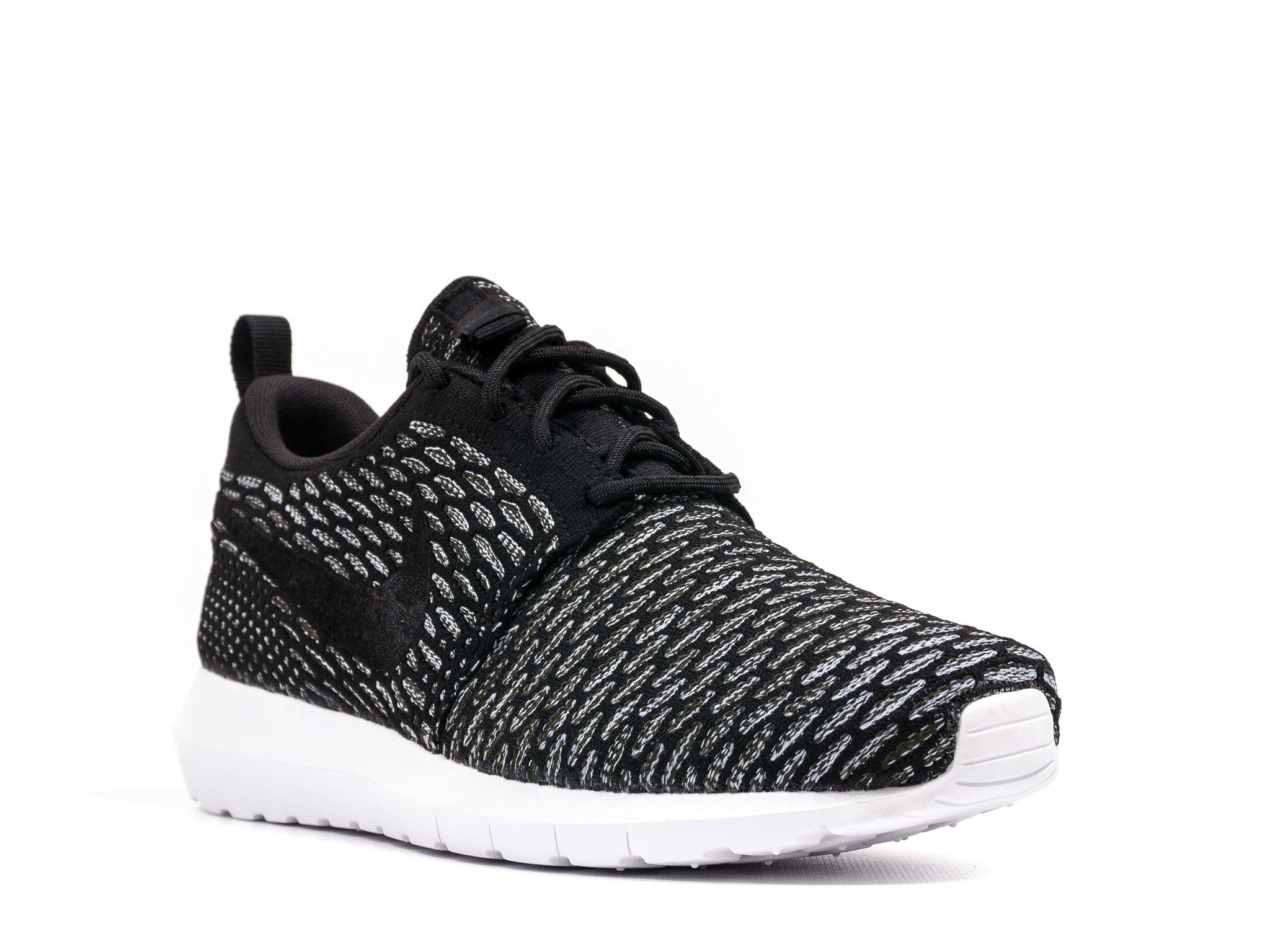 Order 耐吉 Roshe Run Flyknit 黑色 Sequoia