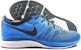 Nike Flyknit Trainer+ 'Blue Glow' Biru Bersinar 532984-440