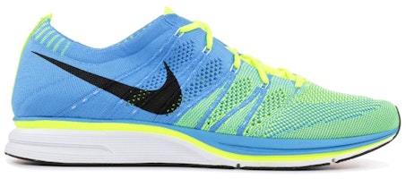 Nike Flyknit Trainer+ 'Blue Glow Volt' 532984-447 Nike Flyknit Trainer+ 'Blue Glow Volt' 532984-447