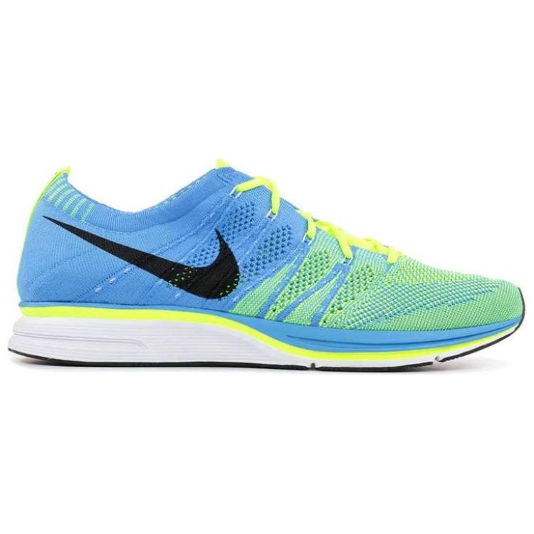 Order Nike Flyknit Trainer 輕便耐磨 低筒 跑步鞋 男款 綠藍