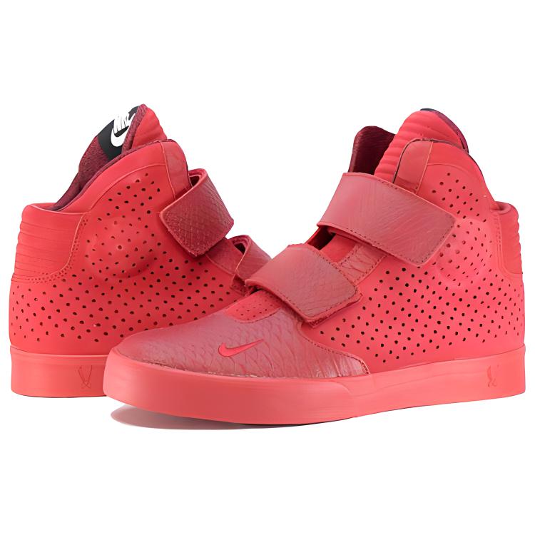 Lookbook 耐吉Flystepper 2K3 Premium 百搭舒適 耐磨減震 高幫 復古籃球鞋 男款 紅色