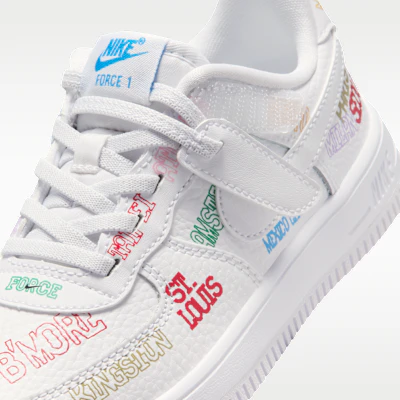 (PS) Nike Force 1 Low Easy On LV8 3 白色/白色 IO9732-100 Sizing (PS) Nike Force 1 Low Easy On LV8 3 白色/白色 IO9732-100