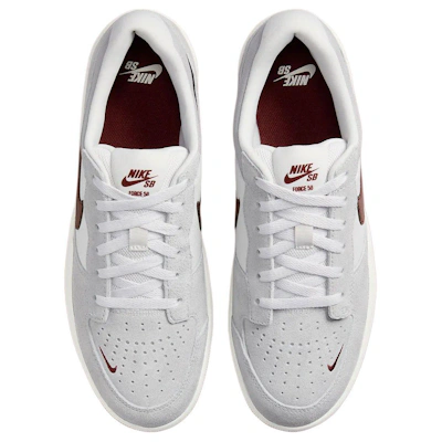 Nike Force 58 SB 'Platinum Tint Dark Red'