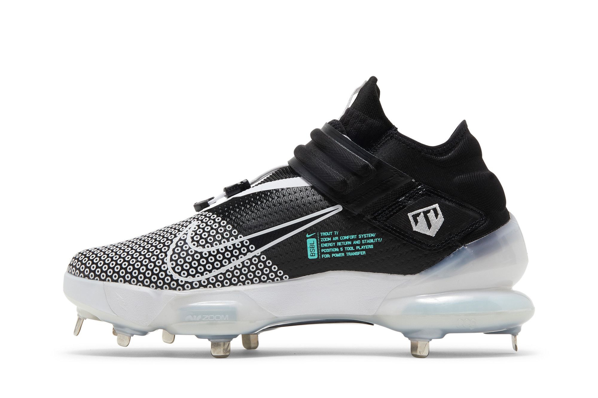 Lookbook Nike Force Zoom Trout 7 'Black Dynamic Turquoise' CI3134-005