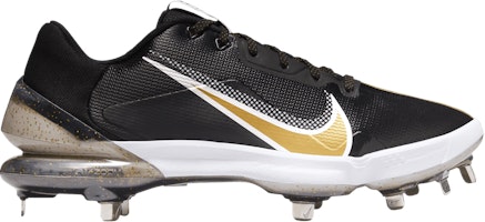 Nike Force Zoom Trout 7 Pro 'Black Metallic Gold' CQ7224-012 Nike Force Zoom Trout 7 Pro 'Black Metallic Gold' CQ7224-012