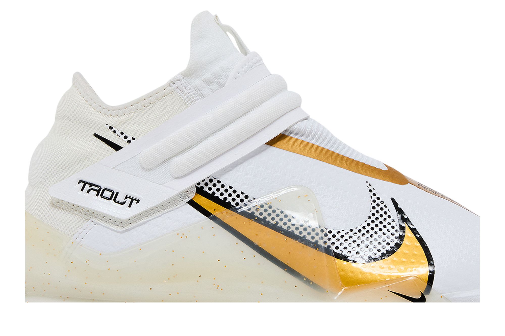 Order Nike Force Zoom Trout 7 Pro Mid ''Blanc Or Métallique'' CI3134-106