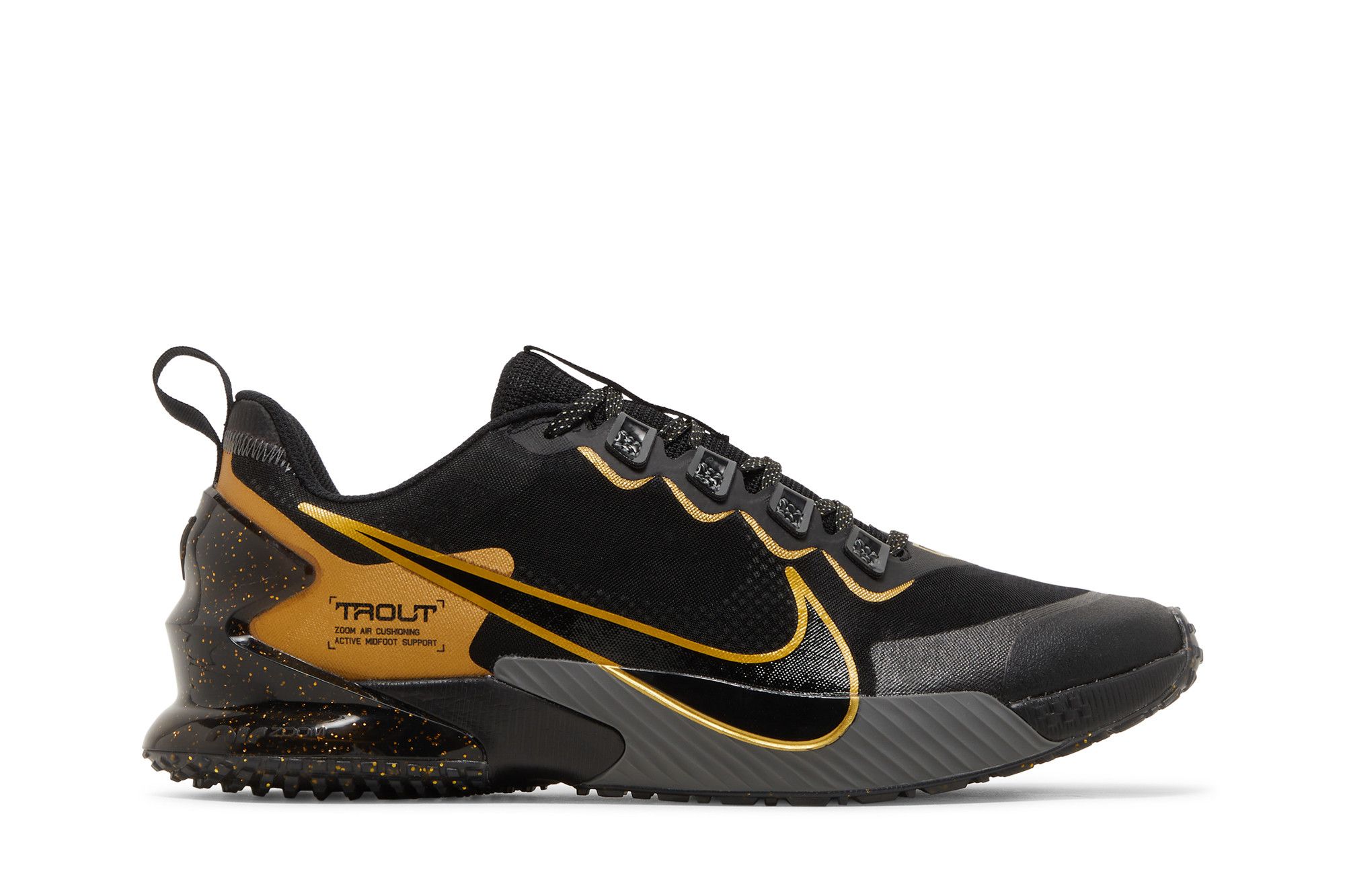 Nike Force Zoom Trout LTD TF 'Black Metallic Gold' CZ5916-012