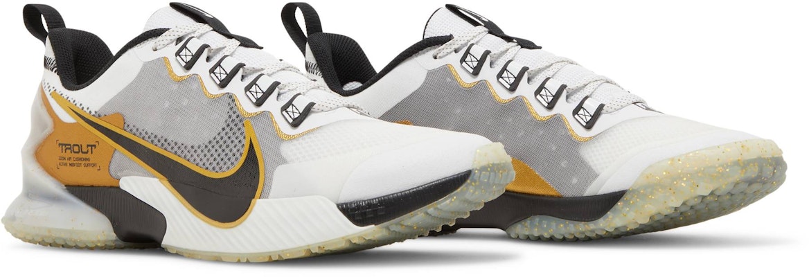 Nike Force Zoom Trout LTD TF 'Putih Emas Metalik' CZ5916-106 Cheap Nike Force Zoom Trout LTD TF 'Putih Emas Metalik' CZ5916-106