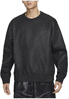 Nike Forward Crewneck Sweatshirt Black Casual Sportswear FB7432-060 Nike Forward Crewneck Sweatshirt Black Casual Sportswear FB7432-060