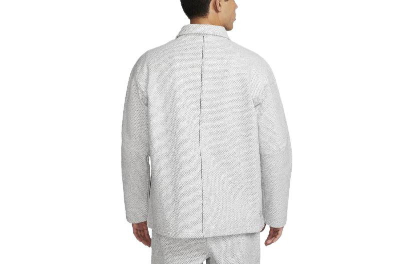 Purchase Nike Forward Light Smoke Grey Shirt Jacket with Mandarin Collar DV9993-077