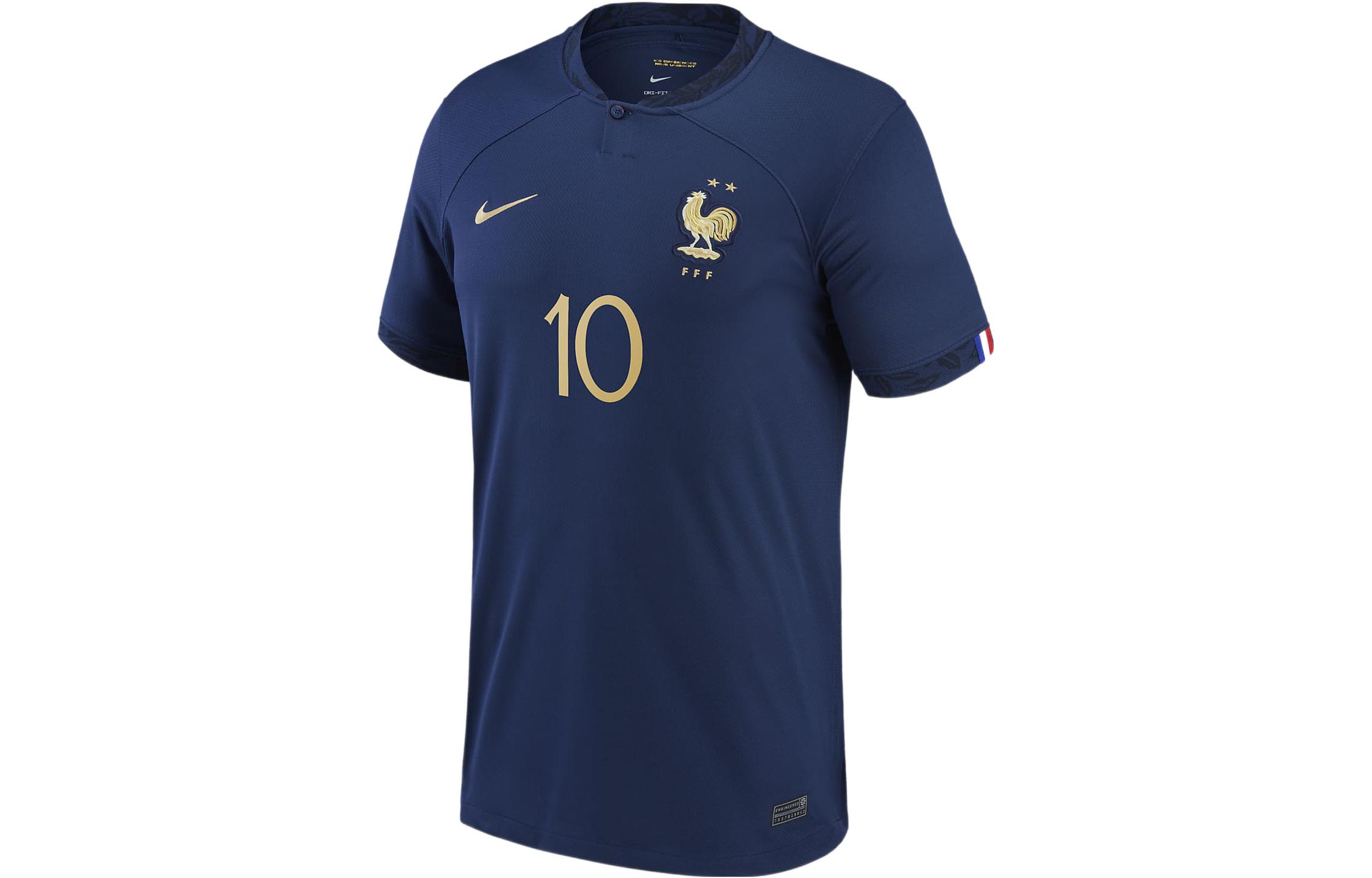 Buy Nike France Away 2022 Mbappe #10 Midnight Navy Soccer Jersey Fan Edition FN5131678-FFF