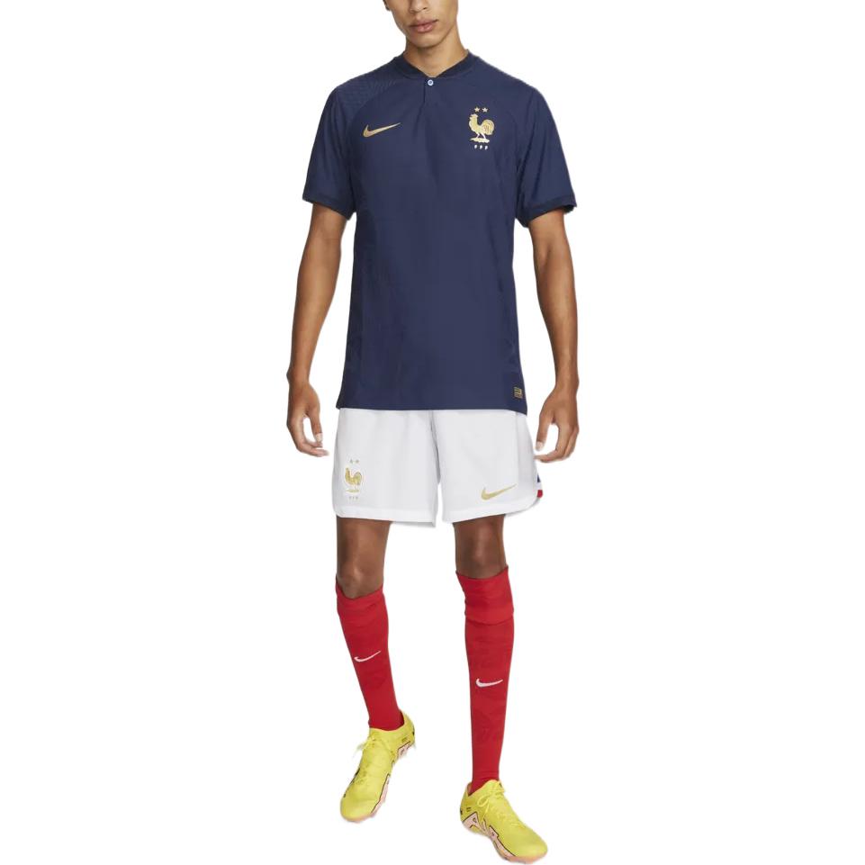 Shop Nike 法國球員版短袖足球上衣 藍色 DN0625-410