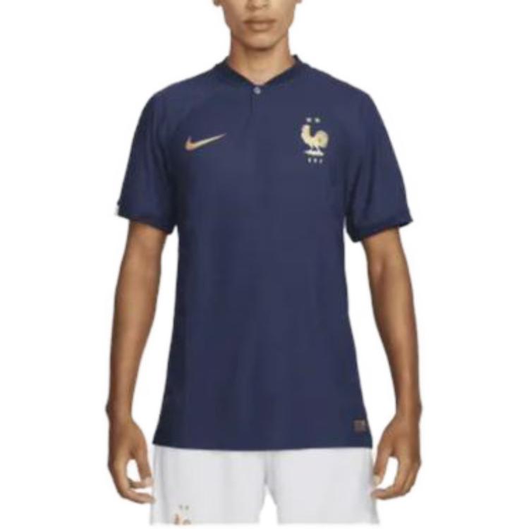 Details for Nike 法國球員版短袖足球上衣 藍色 DN0625-410