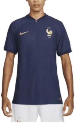 Nike 法國球員版短袖足球上衣 藍色 DN0625-410 Details for Nike 法國球員版短袖足球上衣 藍色 DN0625-410