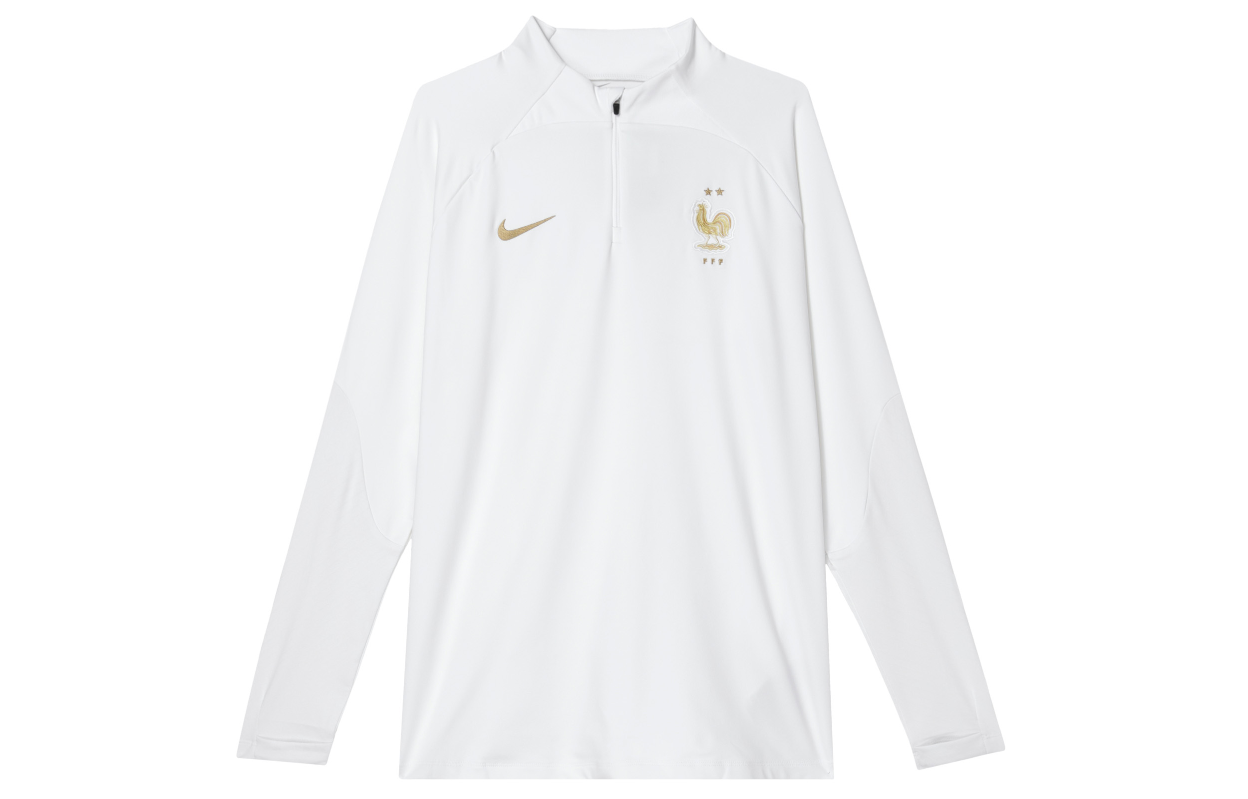 Nike France World Cup Football Training Long Sleeve Shirt White DH6455-102