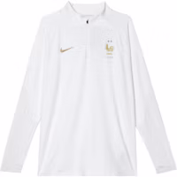 Nike France World Cup Football Training Long Sleeve Shirt White DH6455-102 Nike France World Cup Football Training Long Sleeve Shirt White DH6455-102