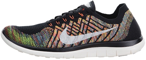 Nike Free 4.0 Flyknit 'Black Multi-Color' 717075-011 Nike Free 4.0 Flyknit 'Black Multi-Color' 717075-011