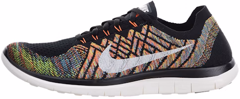 Nike Free 4.0 Flyknit 'Black Multi-Color' 717075-011 Nike Free 4.0 Flyknit 'Black Multi-Color' 717075-011