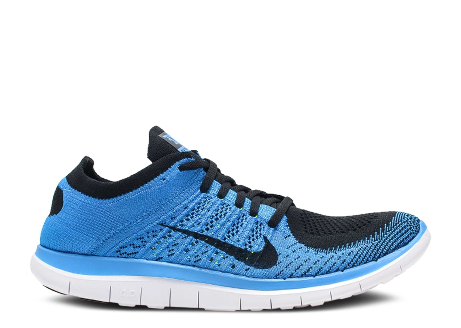 Buy Nike Free 4.0 Flyknit ''Nero Foto Blu'' 631053-002
