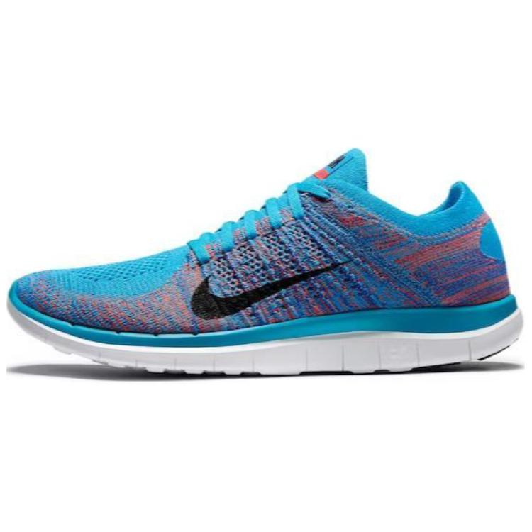 Nike Free 4.0 Flyknit 'Blue Lagoon Crimson' 631053-403