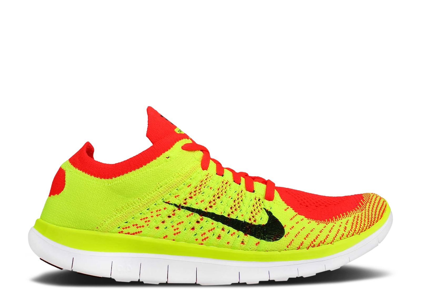 Nike Free 4.0 Flyknit 'Bright Crimson Volt' 631053-602