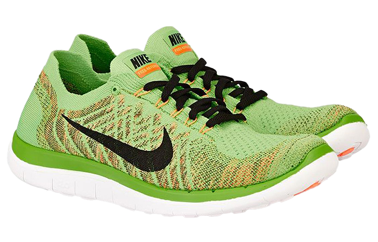 Order 耐吉 Free 4.0 Flyknit 低帮飛線跑步鞋 綠色