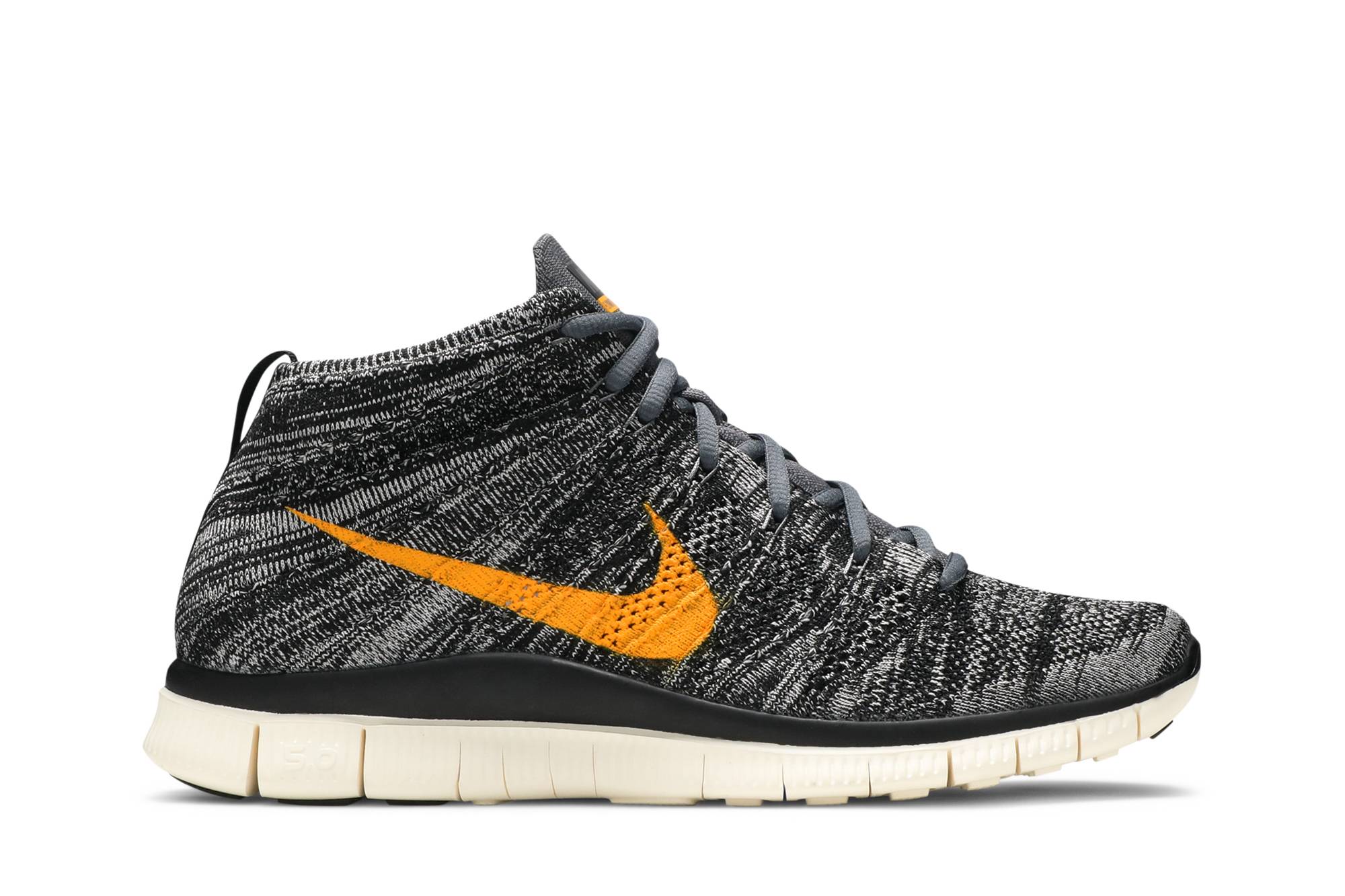 Nike Free Flyknit Chukka Sp 'Grey Orange' 677537-070
