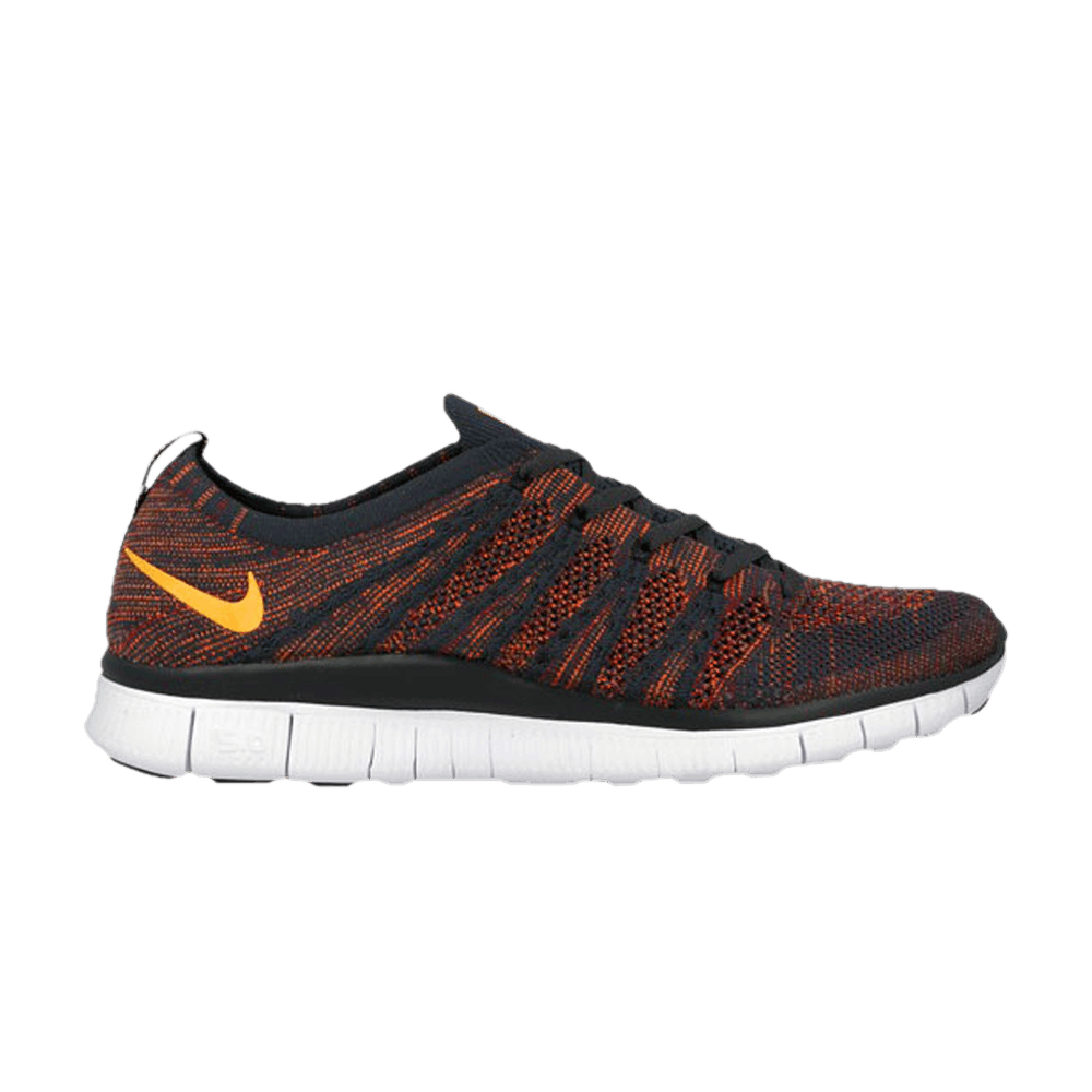 Nike Free Flyknit NSW 'Anthracite Laser Orange' 599459-008