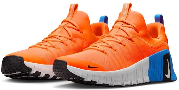 Nike Free Metcon 6 'Total Orange Photo Blue' Pria Wanita Olahraga Gym Sneakers FJ7127-802 Lookbook Nike Free Metcon 6 'Total Orange Photo Blue' Pria Wanita Olahraga Gym Sneakers FJ7127-802