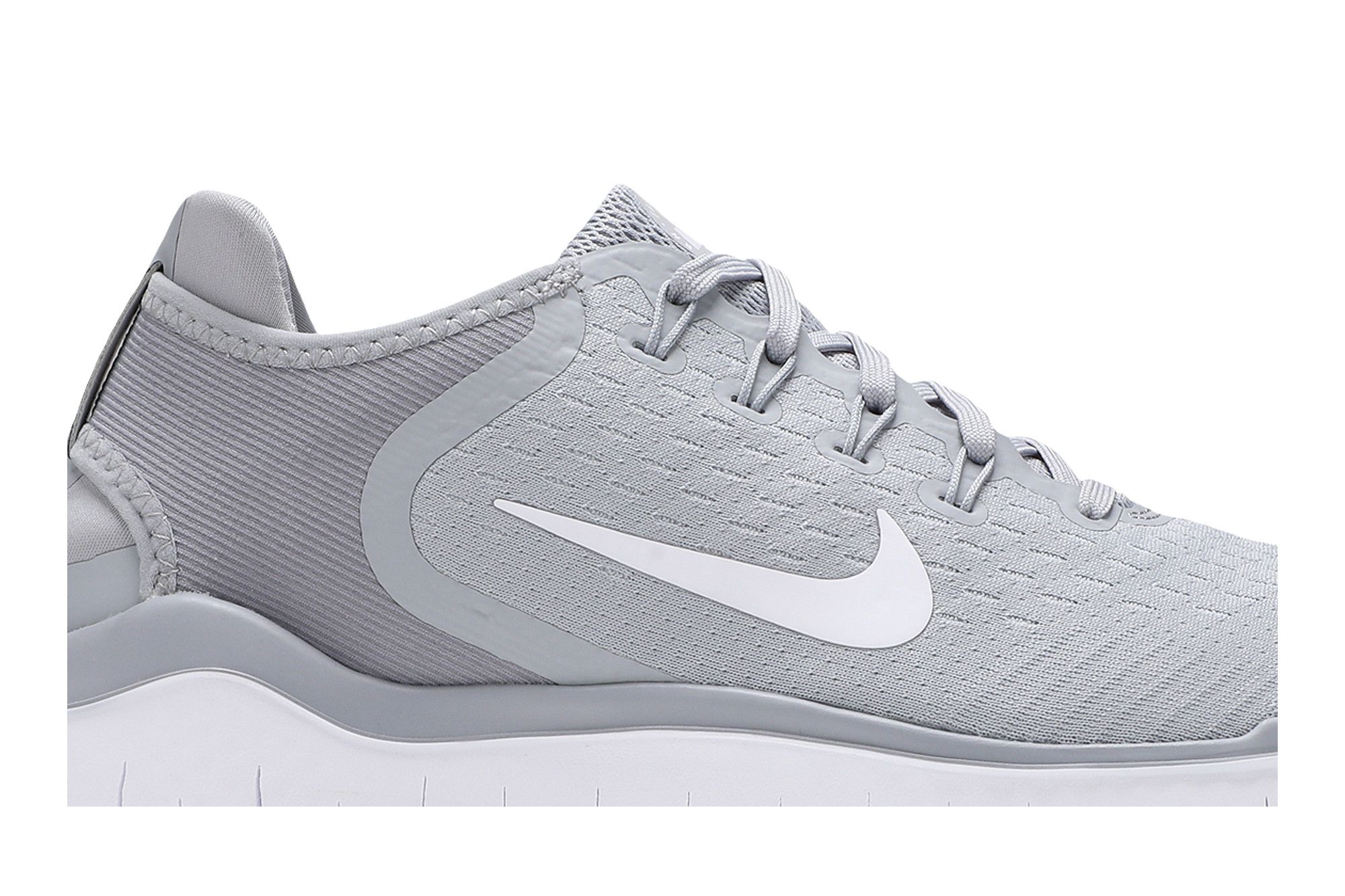 Lookbook Nike Free RN 2018 減震防滑耐磨 低筒 跑步鞋 灰色