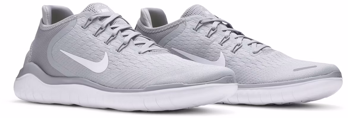 Nike Free RN 2018 減震防滑耐磨 低筒 跑步鞋 灰色 1