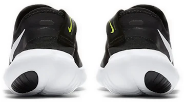 Shop Nike Free RN 5.0 2020 運動 緩震 低筒 跑步鞋 男款 黑白
