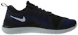 Nike Free RN Distance 2 'Hitam Royal Biru Mendalam' 863775-009