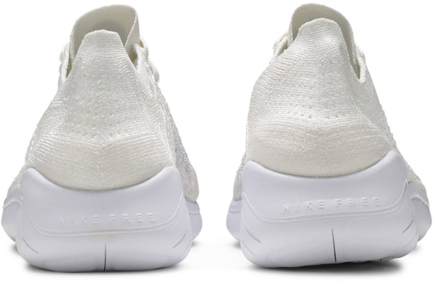 Nike Free RN Flyknit 2018 'Triple White' Zapatos Blancos Running 942838-103 Details for Nike Free RN Flyknit 2018 'Triple White' Zapatos Blancos Running 942838-103