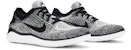(W) Nike Free RN Flyknit 2018 'Putih Hitam' 942839-101