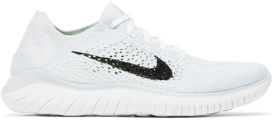 Womens white nike free rn best sale 218