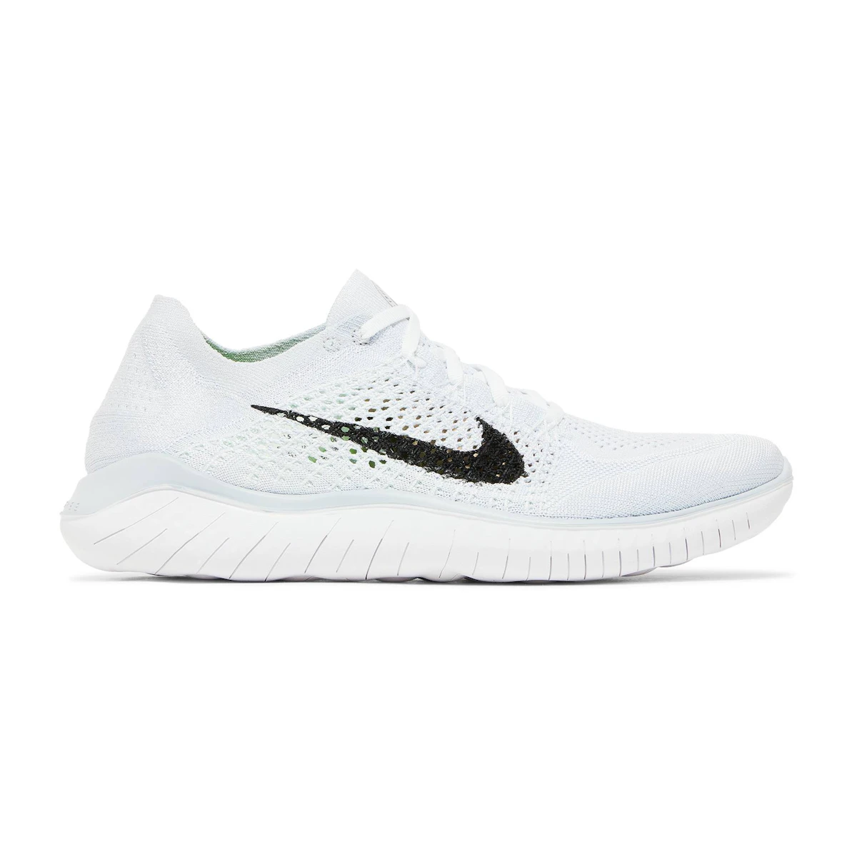 Buy (Women) Nike Free RN Flyknit 2018 'White Platinum' 942839-100