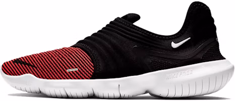 Nike Free RN Flyknit 3.0 'Black Bright Crimson' AQ5707-007 Nike Free RN Flyknit 3.0 'Black Bright Crimson' AQ5707-007